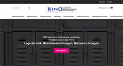 Desktop Screenshot of kind-lagertechnik.de